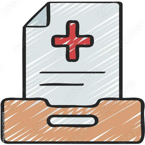 Medical File History Icon