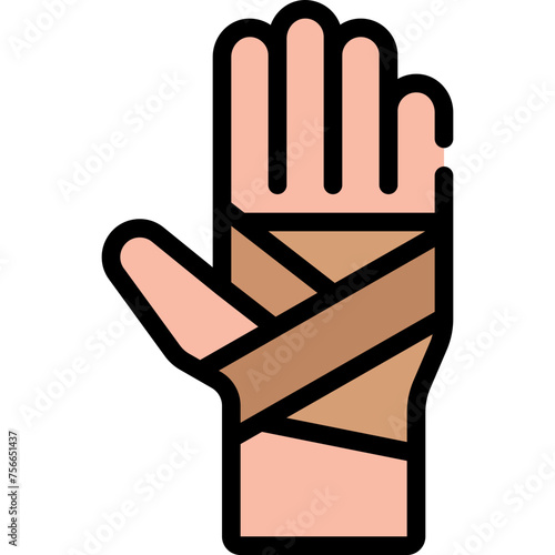Hand In Bandages Icon