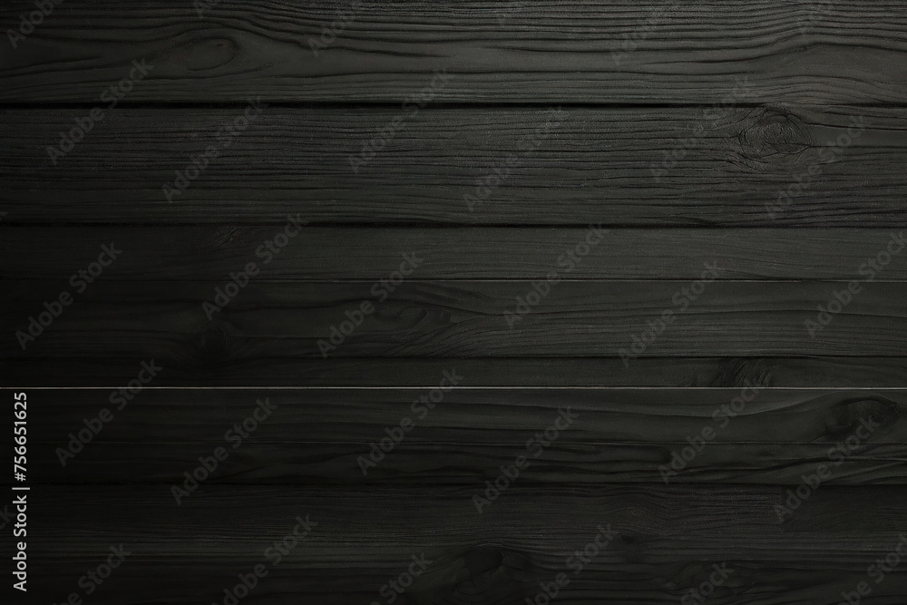 Naklejka premium black surface structure flooring wood wall wooden plank board texture background