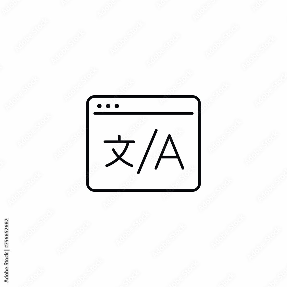 Translate Language Application Window icon Translate Language Application Window icon