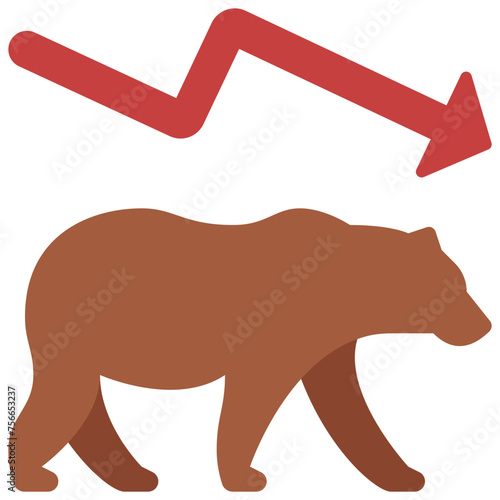 Bear Market Icon