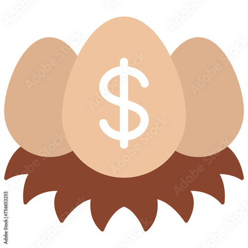 Financial Nest Egg Icon