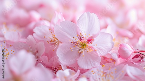 桜の花のクローズアップ_1