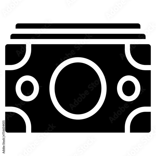 Cash Notes Stack Icon