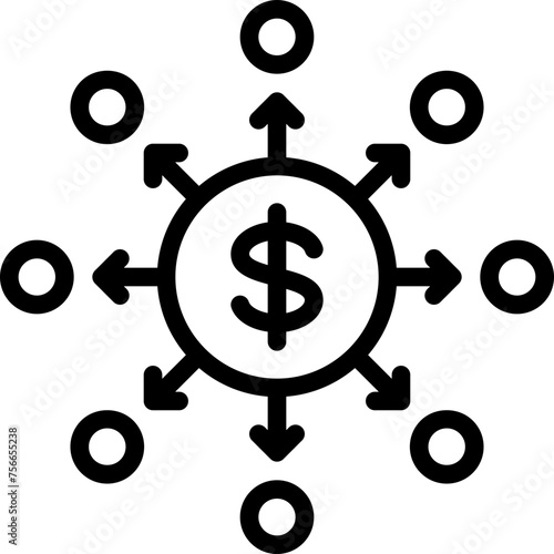 Investments Diversified Icon