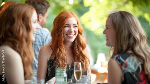 Friends and families gathered for red-headed gatherings and events