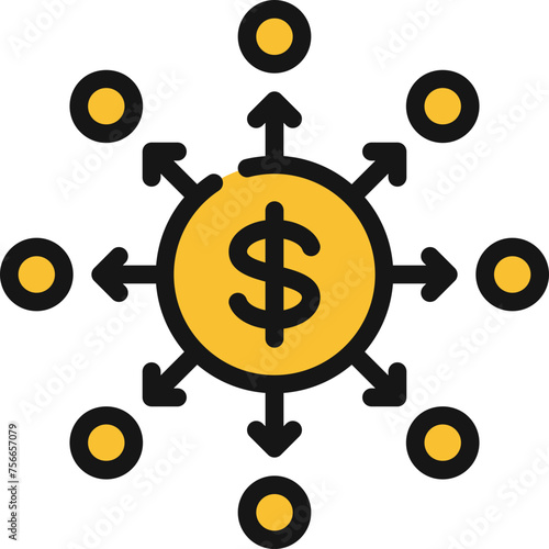 Investments Diversified Icon