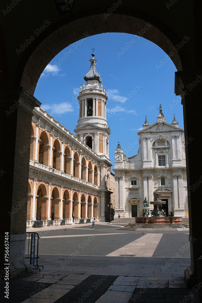 Loreto, province of Ancona, Marche, Italy, the Basilica of the Holy House