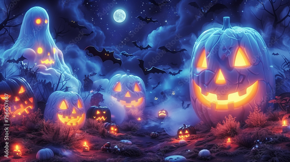 Halloween pattern illustration. Halloween pattern illustration.