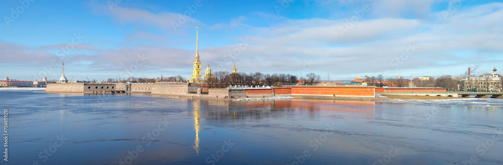 Obraz premium Panorama of the historical center of St. Petersburg, Russia