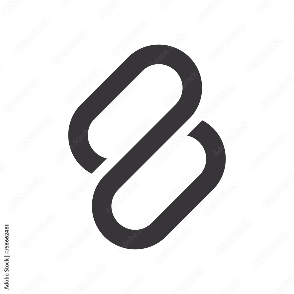 Abstract shapes icon isolated on white background. Vector illustration. Abstract shapes icon isolated on white background. Vector illustration.