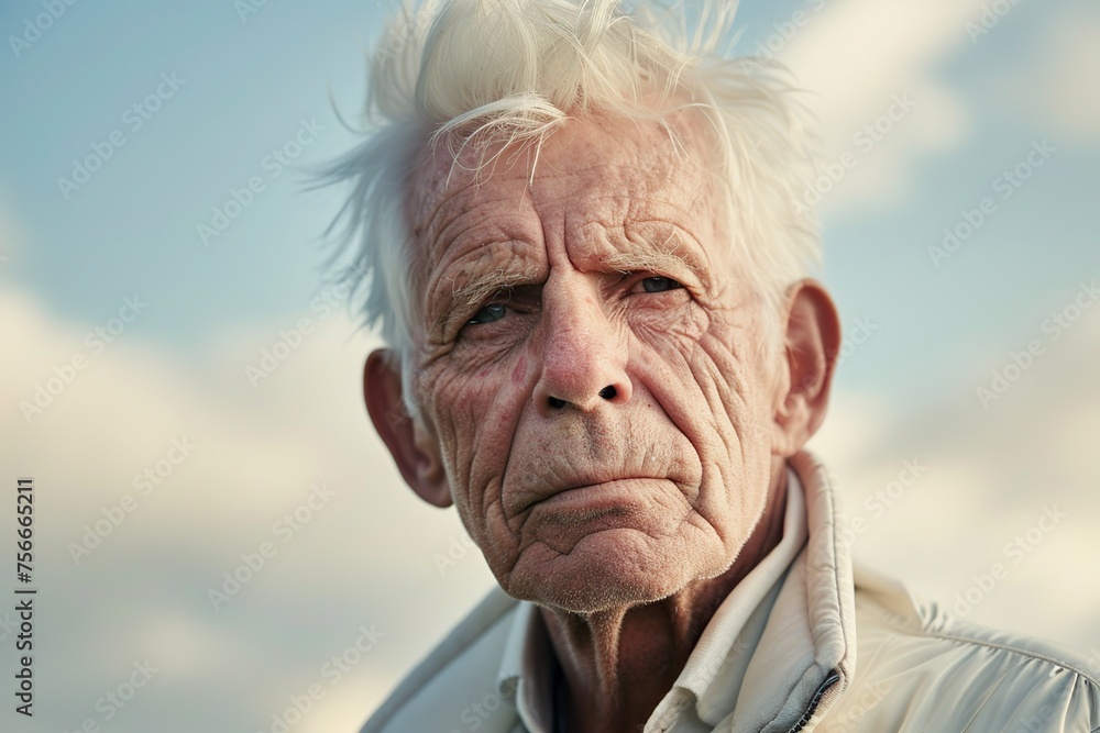 Old Man in White Shirt Old Man in White Shirt