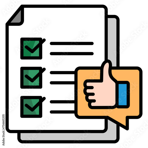 Compliance Feedback  Icon Element For Design