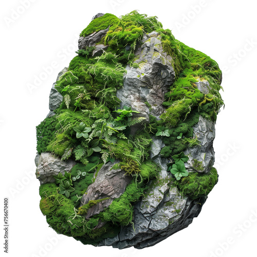 a realistic oak tree with a white background, PNG cutout on transparent