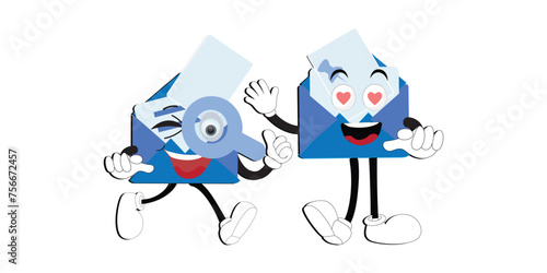 envelope  mail  illustration  mascot  cartoon  message  letter  communication  paper  happy  cute  post  funny  face  postal  sticker  isolated  comic  send  smile  correspondence  emotion  e-mail  lo
