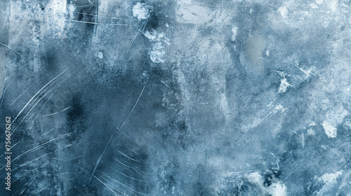 An intriguing abstract blue textured background with a mix of scratches, smudges, and distressed patterns, ideal for a creative and edgy backdrop.
