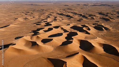 Aerial View Of Simpson Desert photo