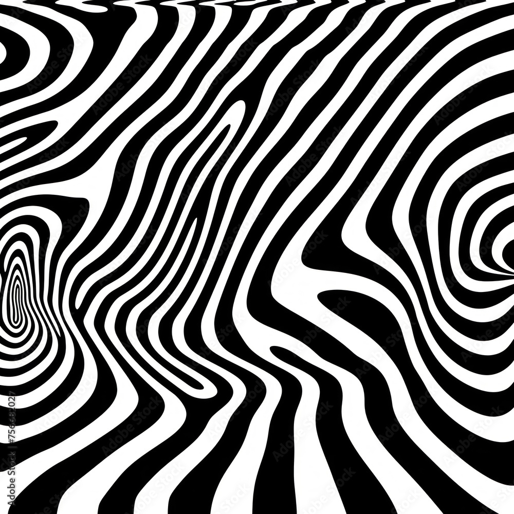 A zebra print background with a spiral design A zebra print background with a spiral design