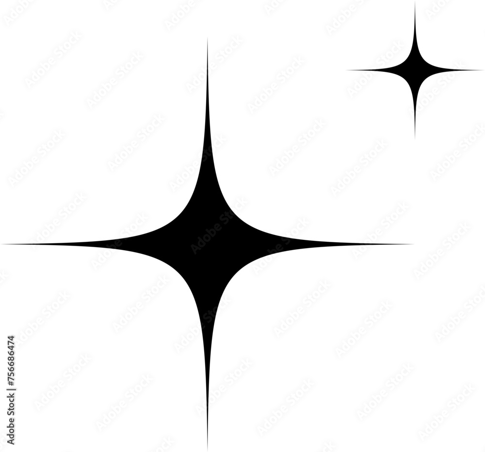 Fototapeta premium Hand Drawn Stars