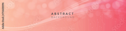 Flat Linkedin banner abstract background with social media cover template 11