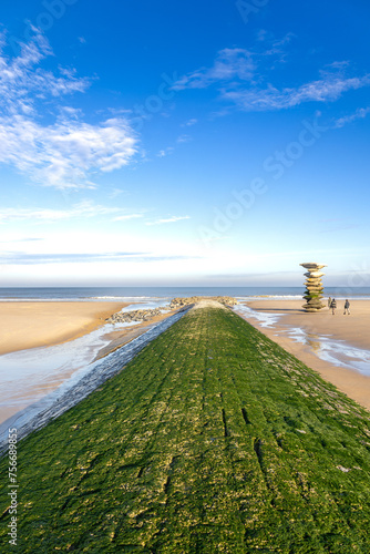 View on beach