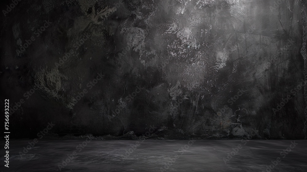 Black, dark and gray abstract cement wall and studio room , interior texture for display products. wall background. Black, dark and gray abstract cement wall and studio room , interior texture for display products. wall background.