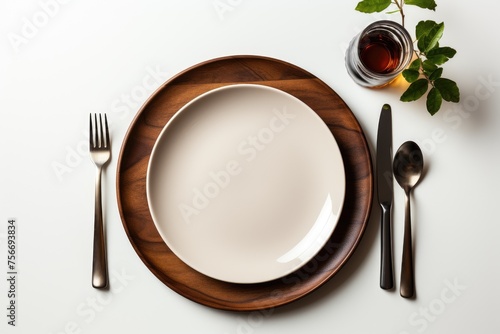cutlery tableware set mockup background