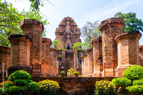 Ponagar or Thap Ba Po Nagar is a Cham temple tower near Nha Trang city in Vietnam