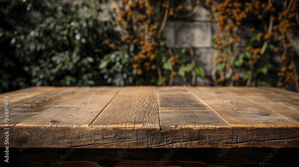 Rustic Wooden Table Setting: Copy Space for Your Design Rustic Wooden Table Setting: Copy Space for Your Design