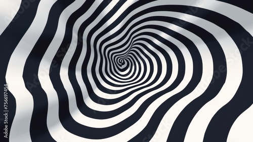 An engaging optical illusion abstract design