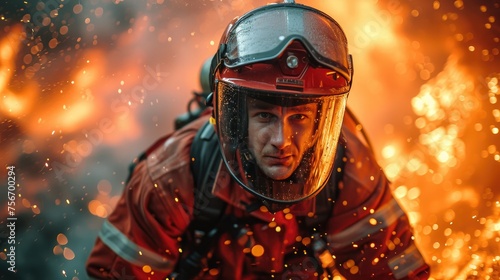 Courage Under Fire: Inside the Burning Building Rescue © Andrii 