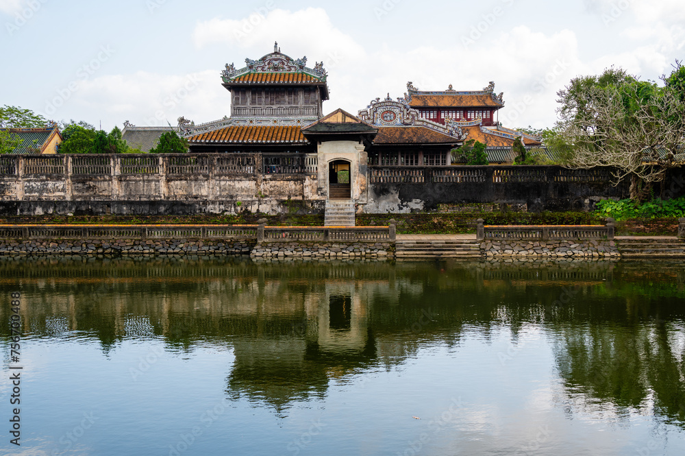 Hue Imperial Royal Palace in Hue, Vietnam. Hue Imperial Royal Palace in Hue, Vietnam.