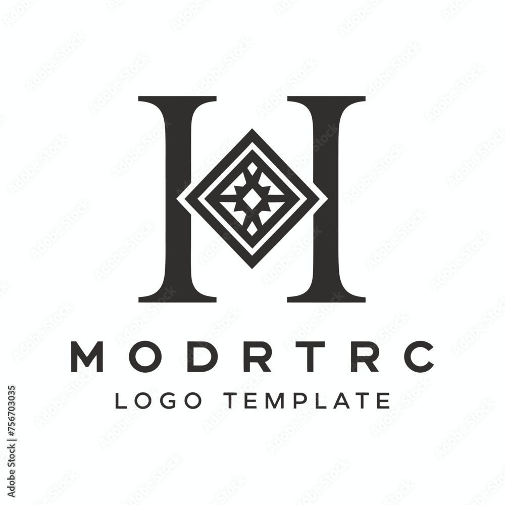 Abstract monogram elegant flower logo icon vector design. Universal creative premium letter H initials ornate signature symbol. Graceful vector sign. Abstract monogram elegant flower logo icon vector design. Universal creative premium letter H initials ornate signature symbol. Graceful vector sign.