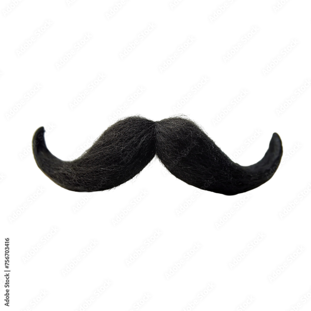 Mustache isolated on transparent background. Mustache isolated on transparent background.