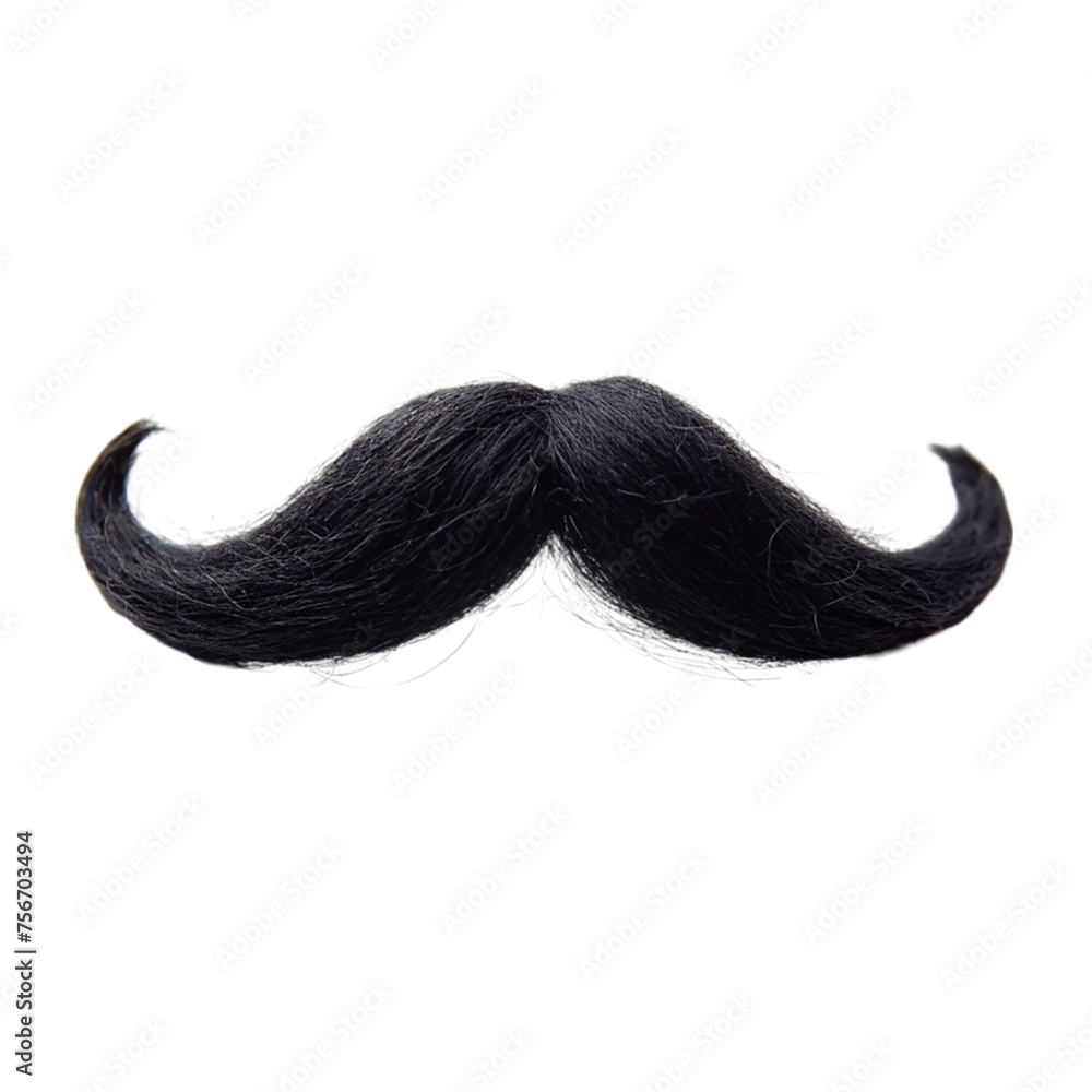 Mustache isolated on transparent background. Mustache isolated on transparent background.