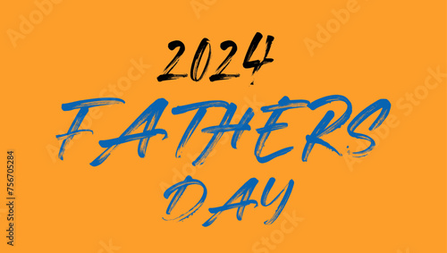 Happy Father's Day 2024, Happy Father's Day Appreciation Vector Text, Father's Day Background, Father's Day Banner, Dad Appreciation, Banner Background for Posters, Flyers, Marketing
