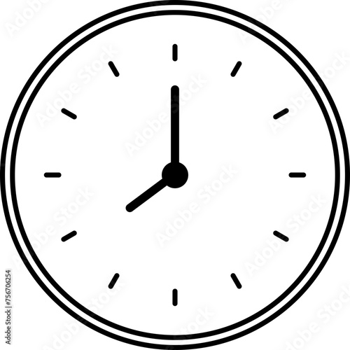 Round Clock
