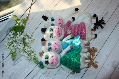 baby toy, knitting, handmade