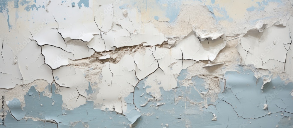 Obraz premium Repair Wall Damage with Putty Knife and Spackling Paste
