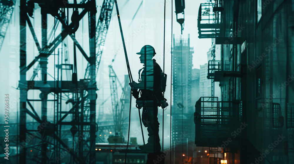 Framework of Development, The Backbone of Industry, Industrial Silhouettes Framework of Development, The Backbone of Industry, Industrial Silhouettes