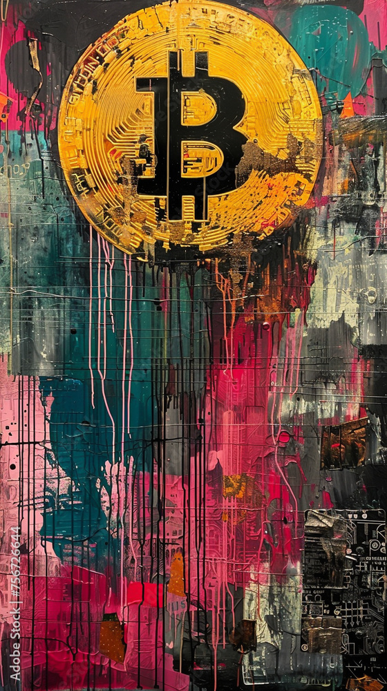 Art celebrating the global cryptocurrency culture and its enthusiasts