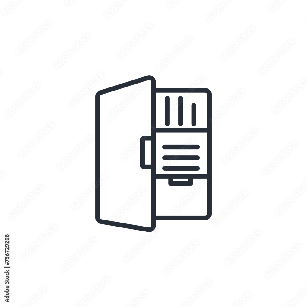 bookshelf icon. vector.Editable stroke.linear style sign for use web design,logo.Symbol illustration. bookshelf icon. vector.Editable stroke.linear style sign for use web design,logo.Symbol illustration.