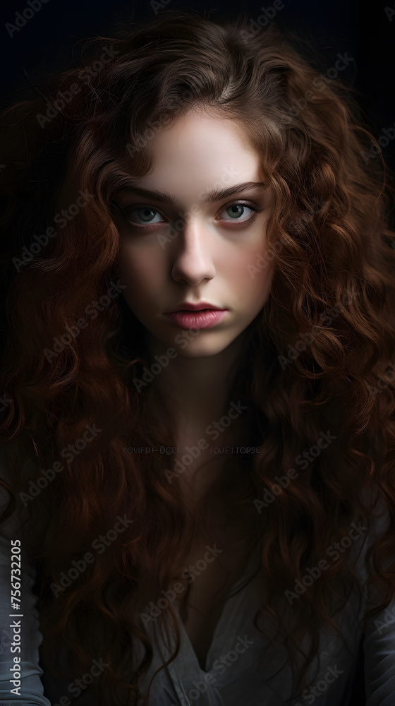 Portrait of a woman, woman portrait, portrait of a girl Portrait of a woman, woman portrait, portrait of a girl