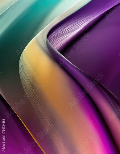  Wave fluid flowing colors motion effect, holographic abstract background