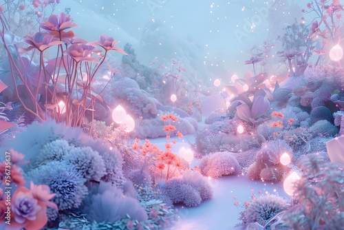 surreal dreamland gradient, blending pastel tones with whimsical textures, evoking a sense of wonder and enchantment.