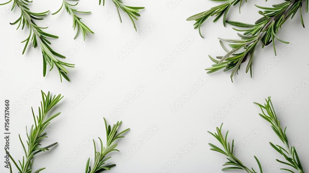 Naklejka premium rosemary sprigs.