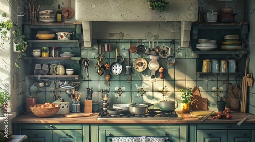 A kitchen full of various pots and pans, ideal for cooking blogs or culinary websites