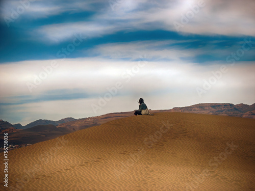 Картината върху платно Followers of the Dune