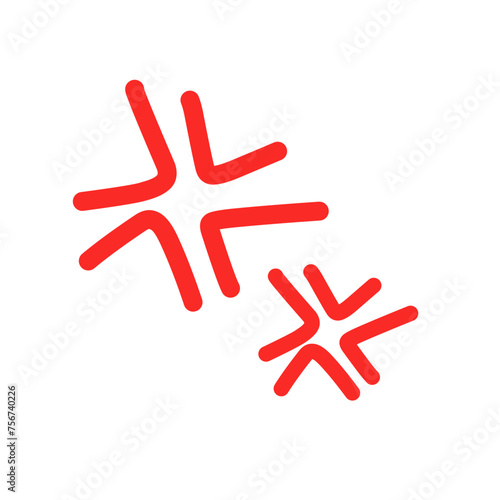 Angry symbol 