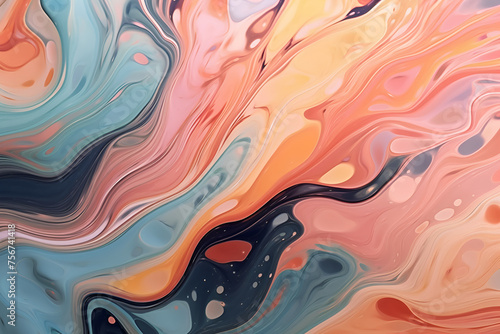 Abstract colorfulmarble fluid painted background. Alcohol ink or watercolor art. backdrop for poster, card, invitation, flyer, cover, banner, social media post